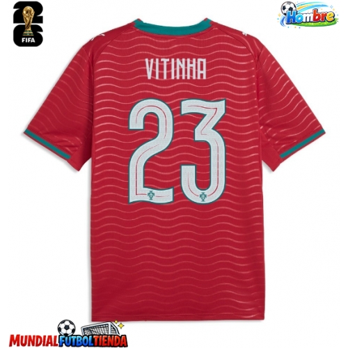 Camiseta Portugal Vitinha #23 Primera Equipación Replica Mundial 2026 mangas cortas